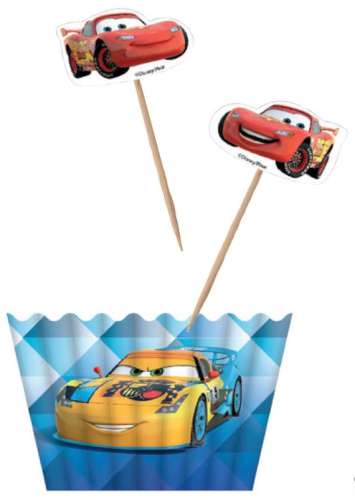 Lightning Mcqueen Cupcake Decorating Combo - Click Image to Close